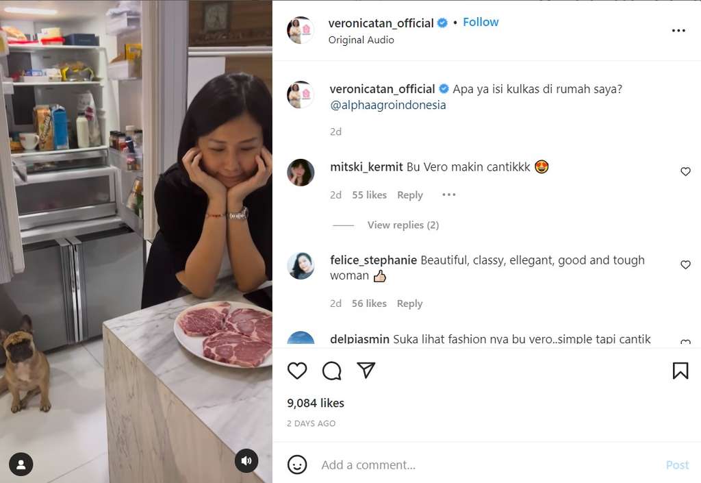 Unggahan Veronica Tan