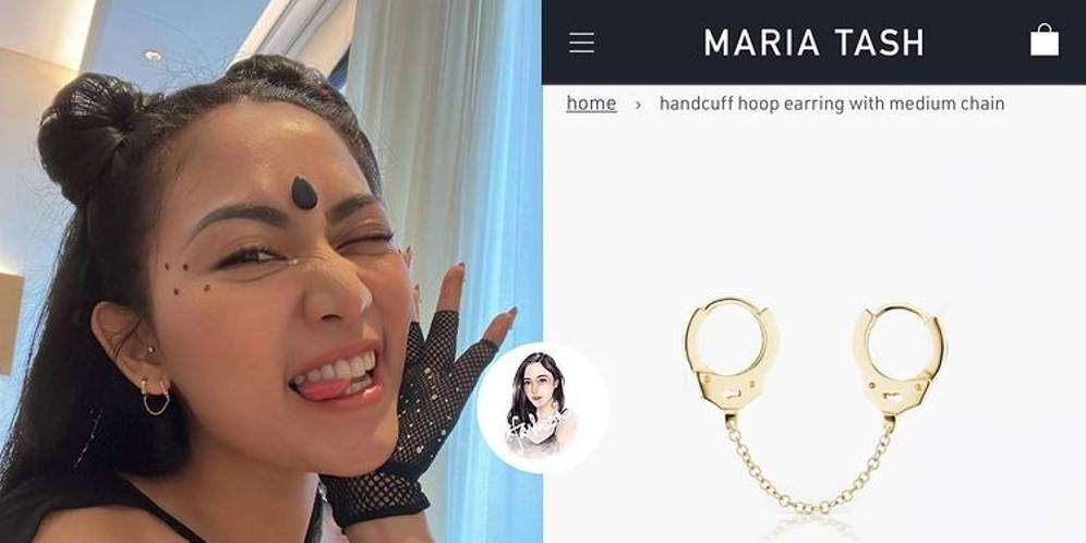 Anting borgol Rachel Vennya