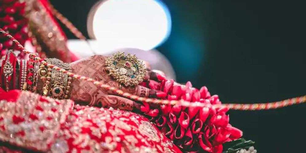 Pernikahan pasangan India Pernikahan pasangan India