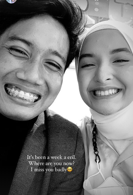 Kekasih Eril, Nabila Ishma Nurhabibah tulis pesan menyentuh