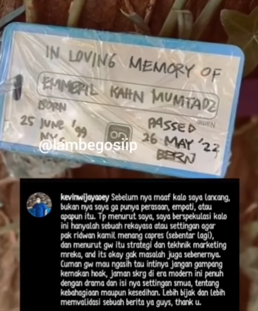Reaksi Warganet Tentang Hilangnya Emmeril Kahn