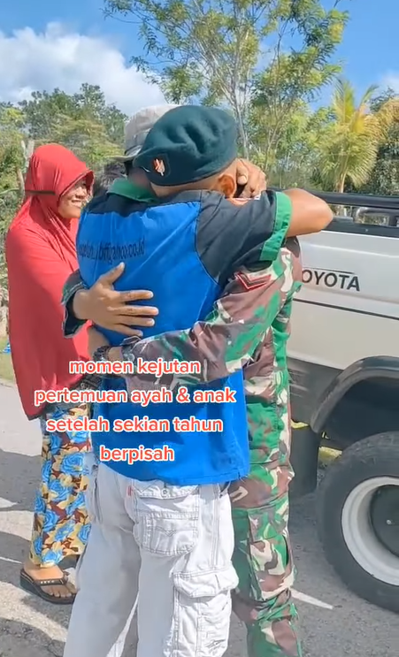 Prajurit TNI beri kejutan untuk pulang