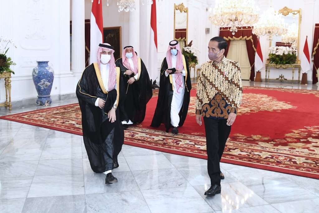 presiden jokowi dan menlu arab saudi
