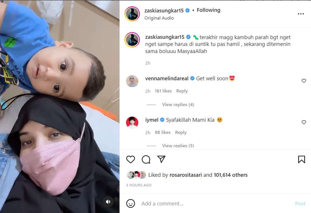 Zaskia Sungkar dan Ukkasya