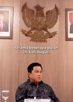 Menteri BUMN Erick Thohir
