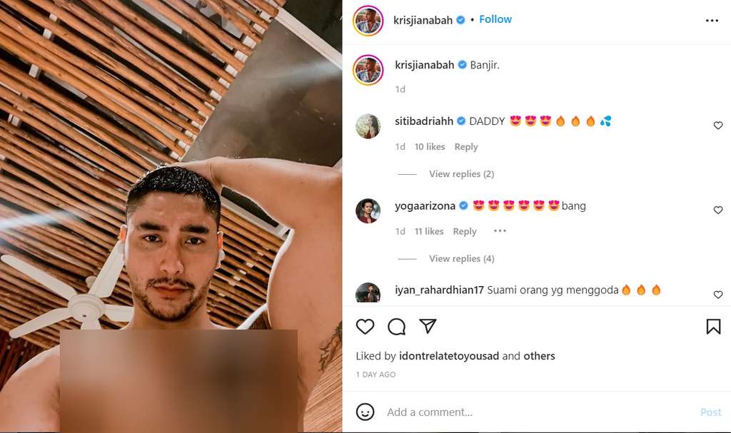 Unggahan Kris suami Sibad