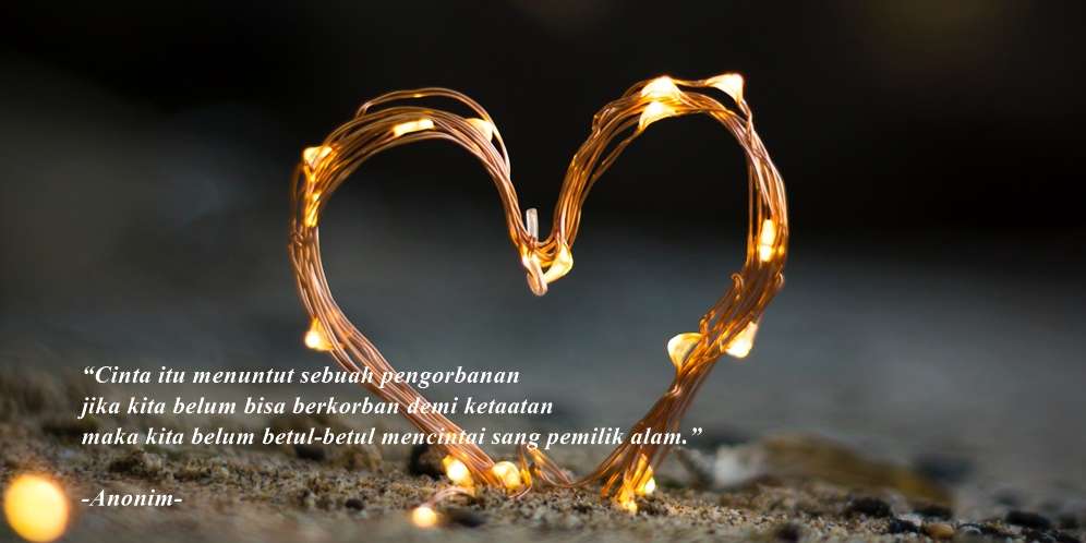 Kata-kata Motivasi Islami tentang Cinta