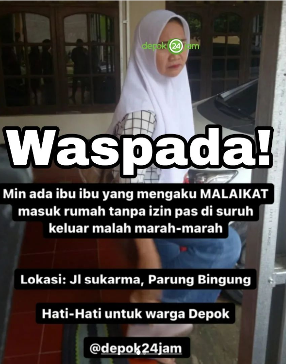 Wanita mengaku malaikat