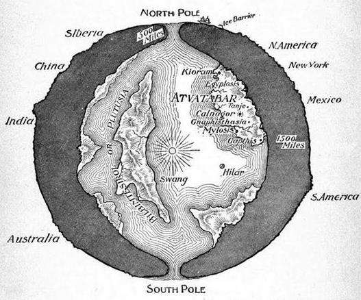 Agartha, legenda kota dalam Bumi.
