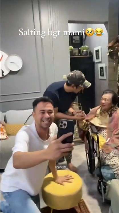 Raffi Ahmad beri kejutan ke Mami Popon