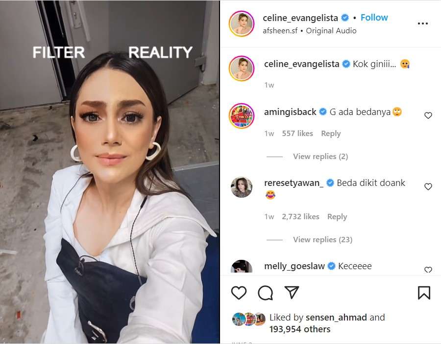 Unggahan Celine Evangelista