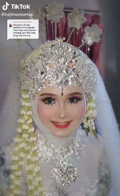 Potret makeup pengantin tahun 90-an dan 2000-an.