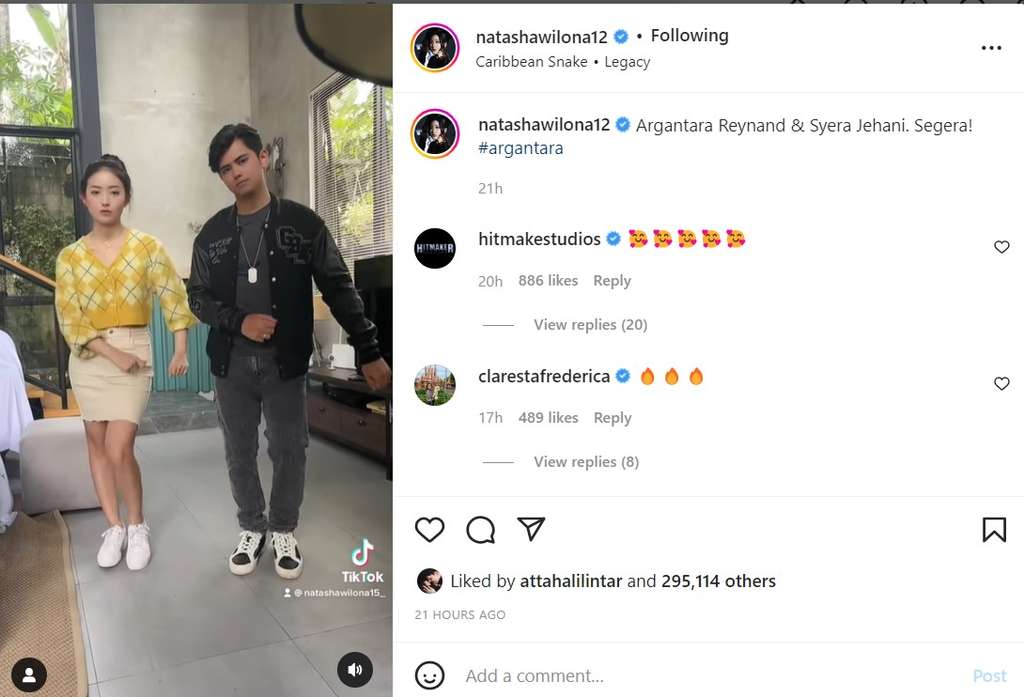 Aliando dan Natasha Wilona