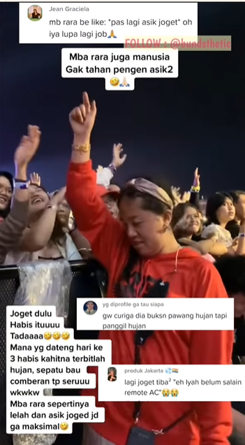 Rara joget di konser
