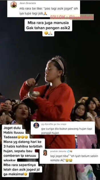 Rara joget di konser