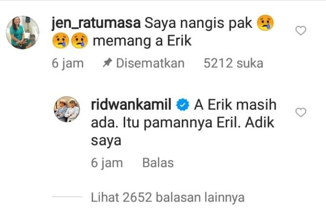 Komentar lucu Ridwan Kamil