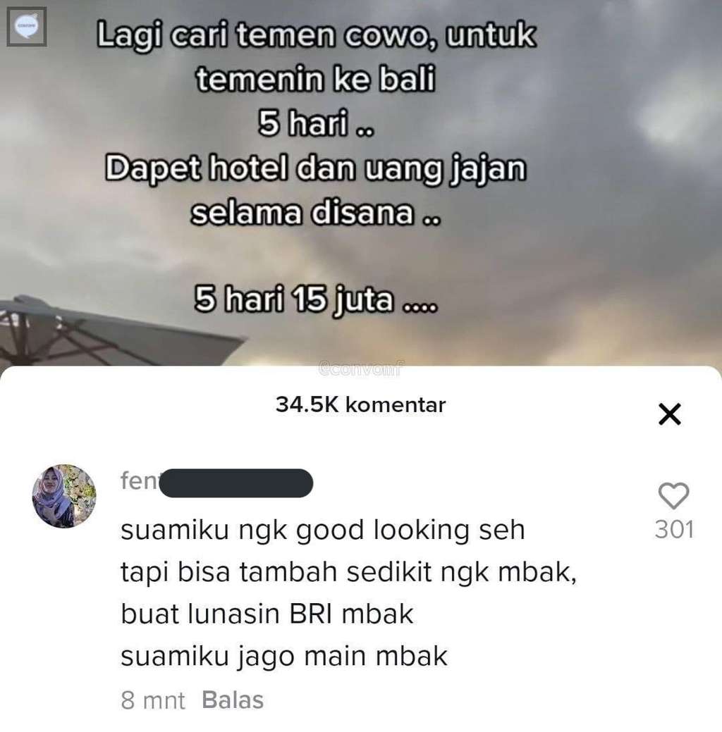 istri jual suami