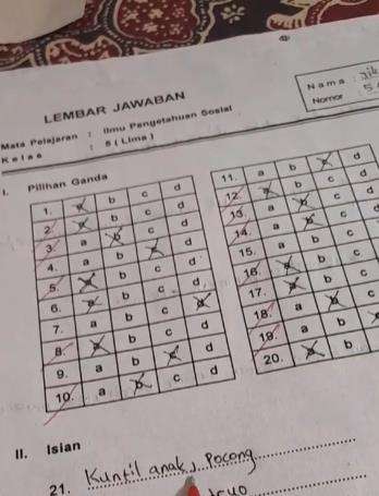 Jawaban konyol murid SD saat ditanya Kenampakan alam