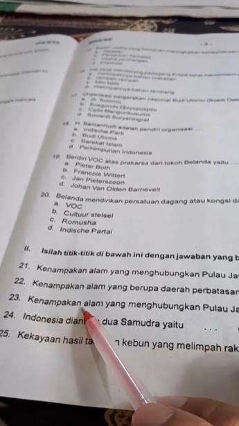 Jawaban konyol murid SD saat ditanya Kenampakan alam