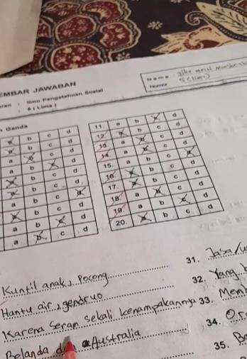 Jawaban konyol murid SD saat ditanya Kenampakan alam