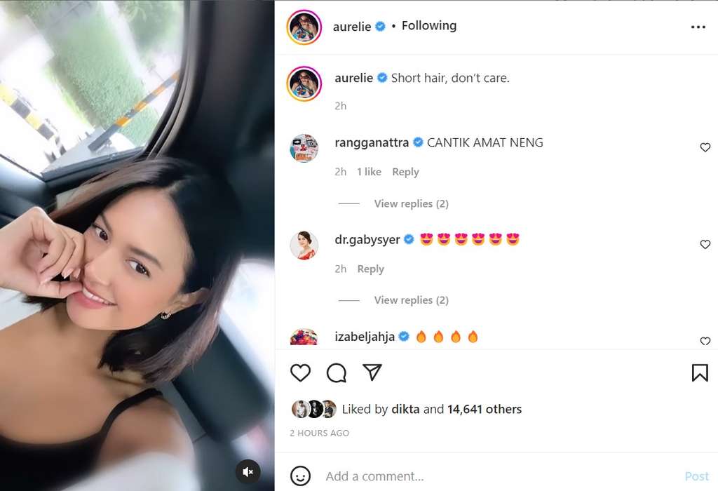 Penampilan baru Penampilan baru Aurelie Moeremans