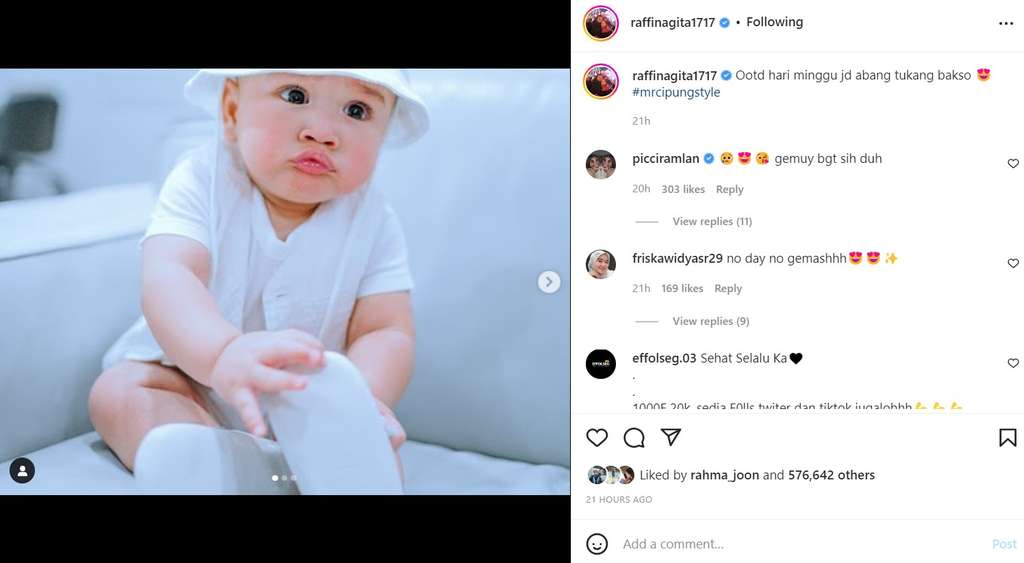 OOTD Rayyanza Malik Ahmad