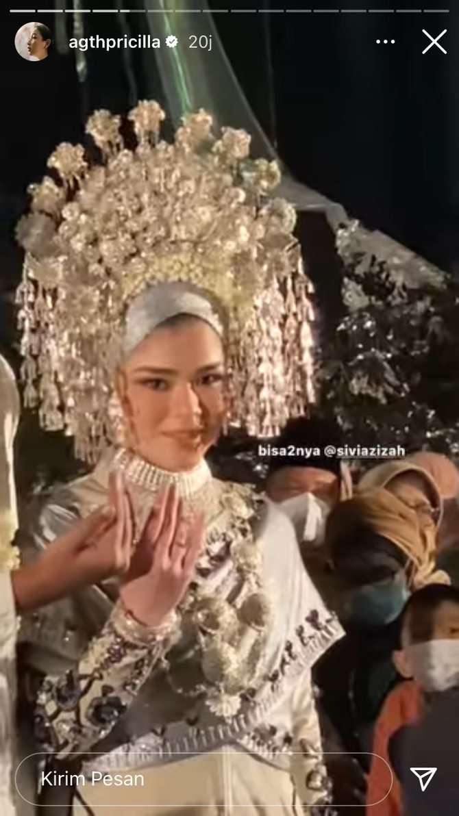 Potret pernikahan Sivia dan Hadi