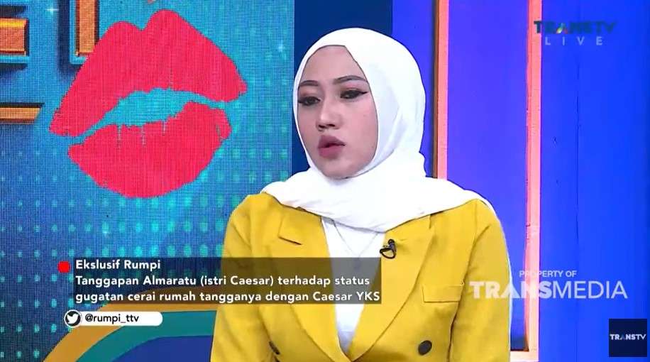 Almaratu Intan ungkap masalah dengan Caisar