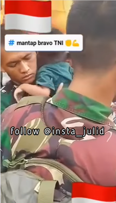 TNI pecahkan kaca mobil