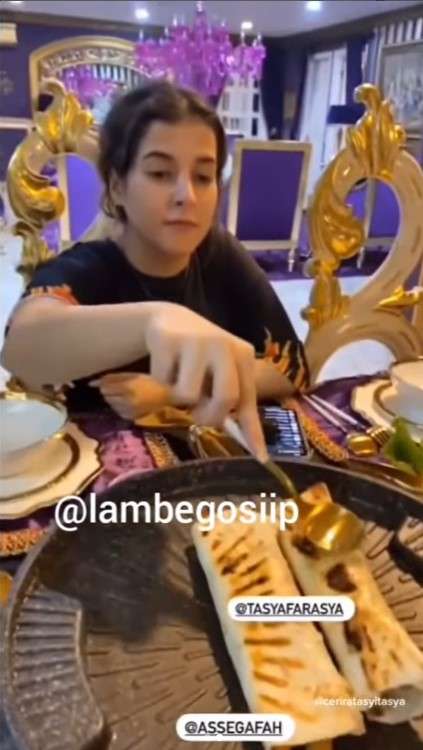 menu makan keluarga Tasya Farasya