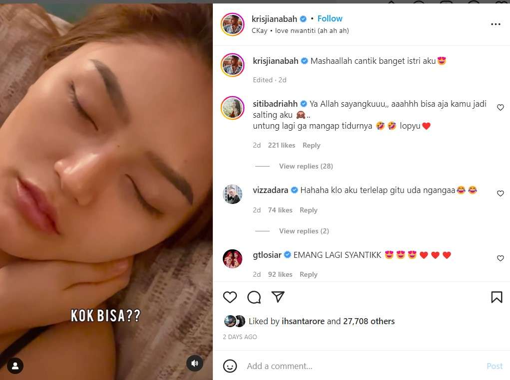 Unggahan Krisjiana Baharudin