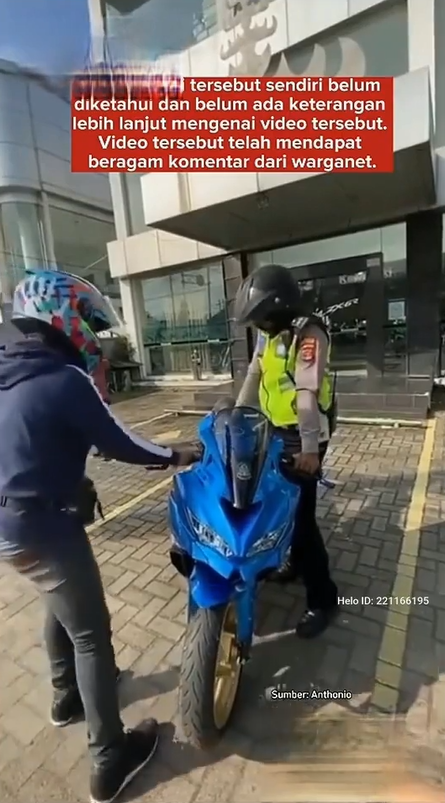 Viral Motor Baru Keluar Dealer Ditilang Polisi