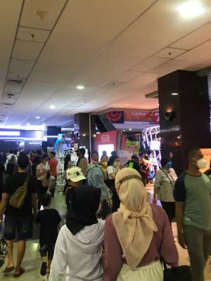 Suasana area pameran Jakarta Fair, Sabtu, 25 Juni 2022.