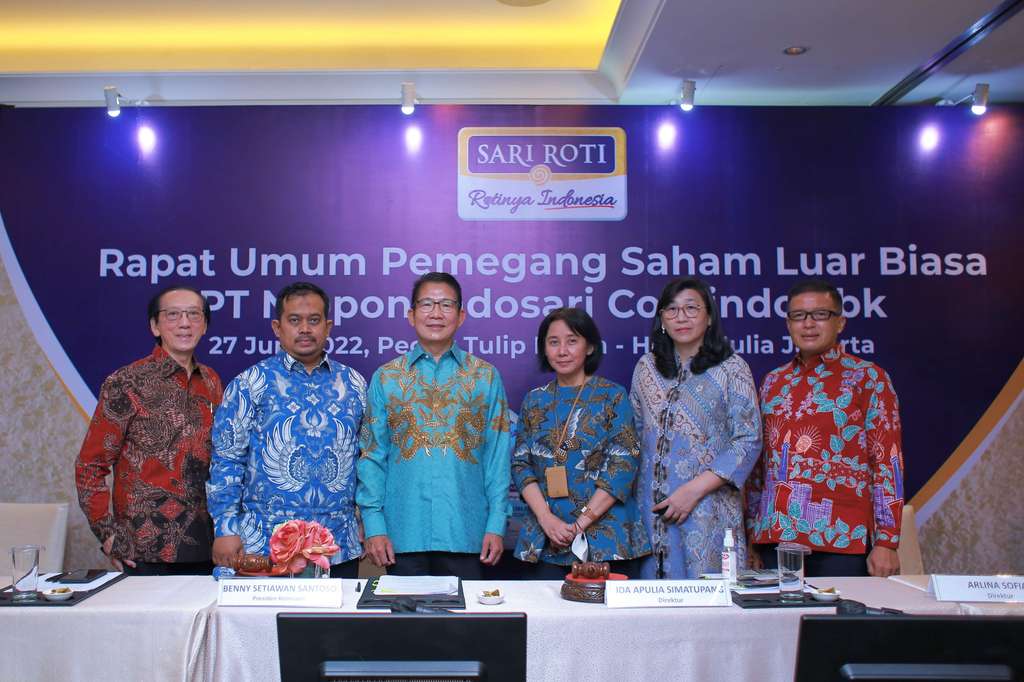 Rapat Umum Pemegang Saham Luar Biasa (RUPSLB) PT Nippon Indosari Corpindo Tbk (ROTI) pada Senin, 27 Juni 2022.