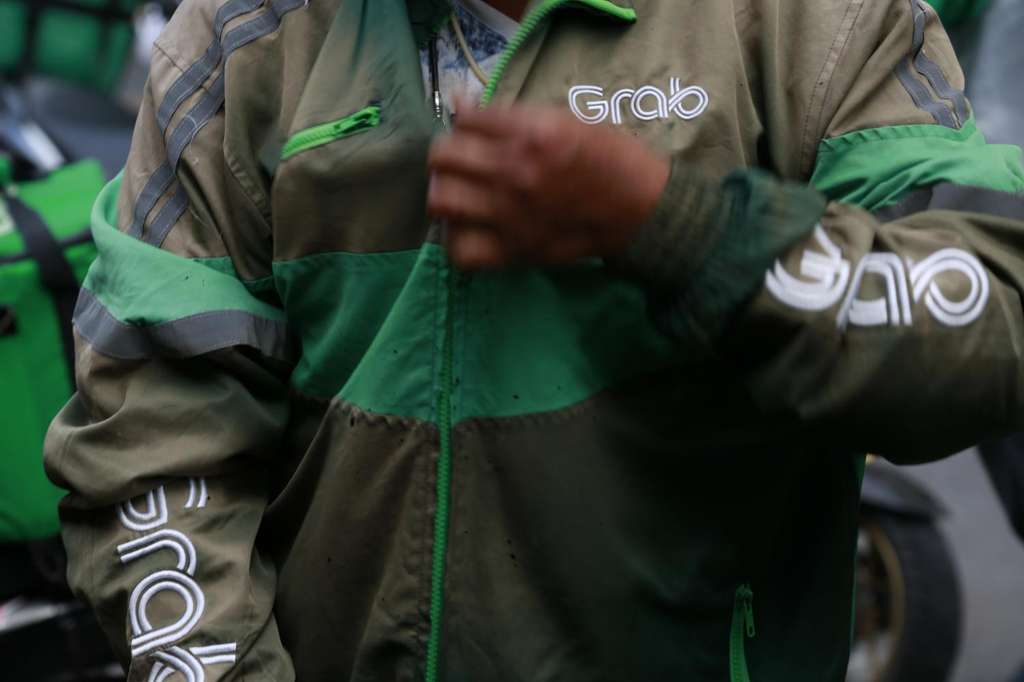 Jaket mitra pengemudi Grab Thailand