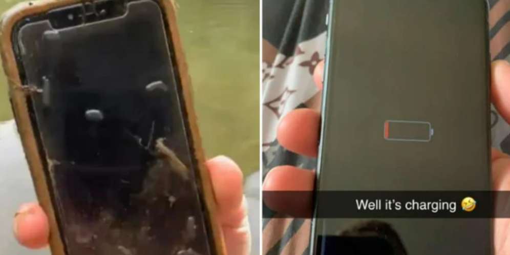 iPhone yang hilang disungai selama 10 bulan ditemukan.