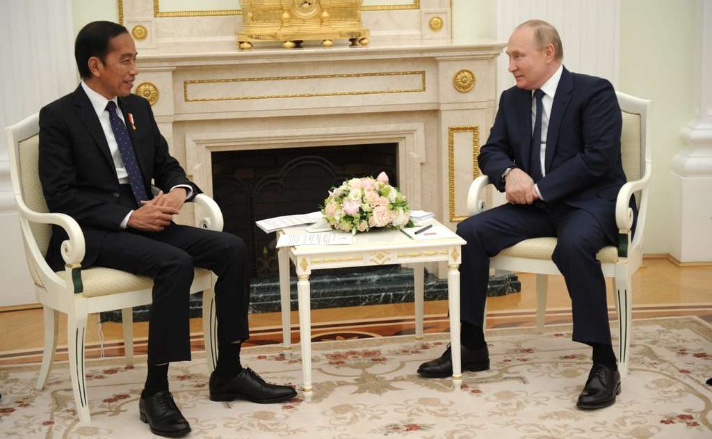 Jokowi bertemu Presiden Rusia Vladimir Putin