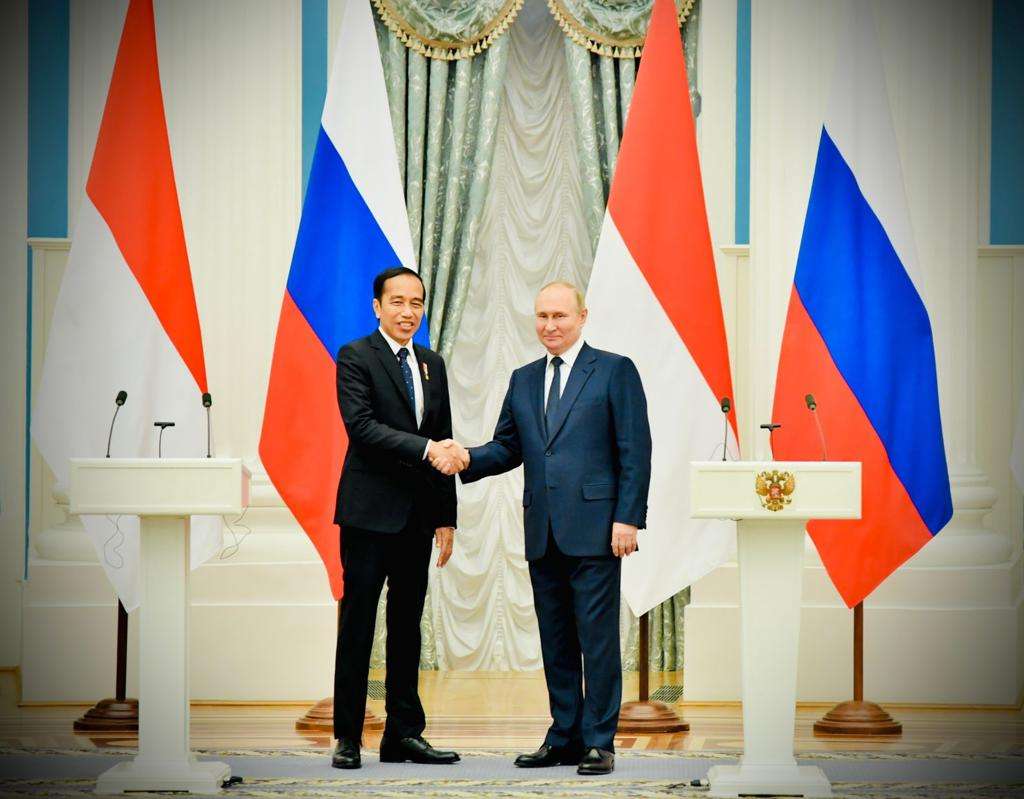 Jokowi bertemu Presiden Rusia Vladimir Putin