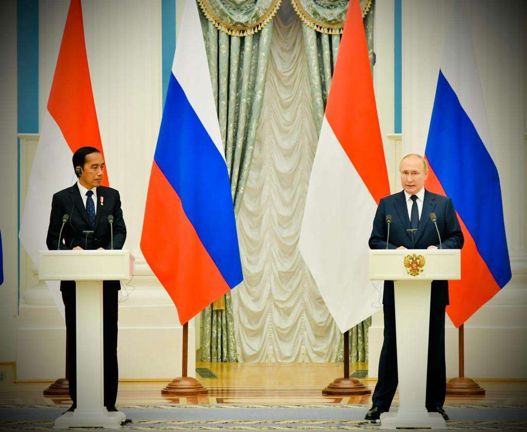 Jokowi bertemu Presiden Rusia Vladimir Putin
