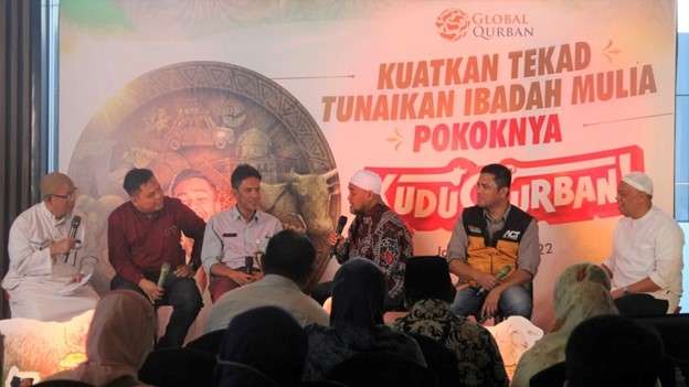 Peluncuran 'Kudu Kurban' oleh Global Qurban-ACT, di Menara 165, Jakarta Selatan.