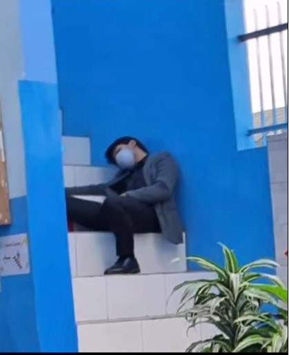 eril jadi sopir mobil pengantin