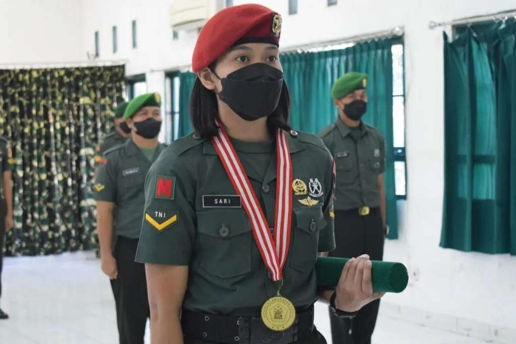 Sosok Indah Puspita Sari, Bintara yang Raih Nilai Tertinggi di Kopassus