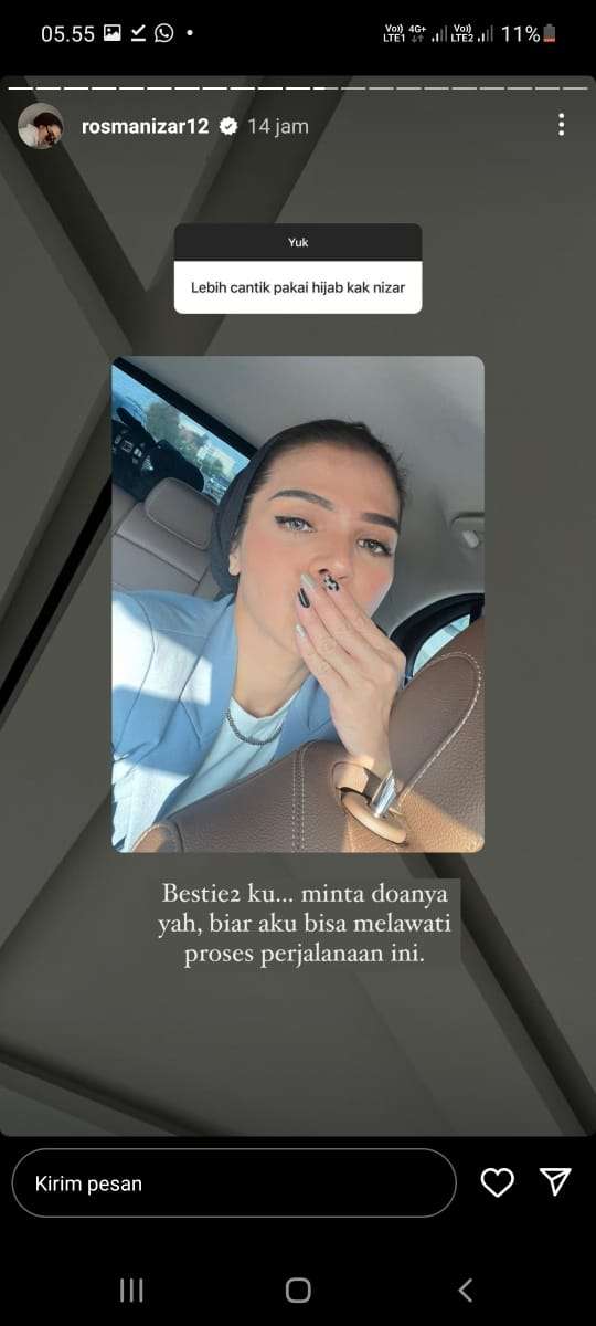 Unggahan Rosmanizar mantan istri Didi Mahardika
