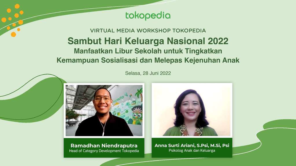 Sambut Hari Keluarga Nasional, Tokopedia Beberkan Tren Kebutuhan Ibu & Anak serta Rumah Tangga yang