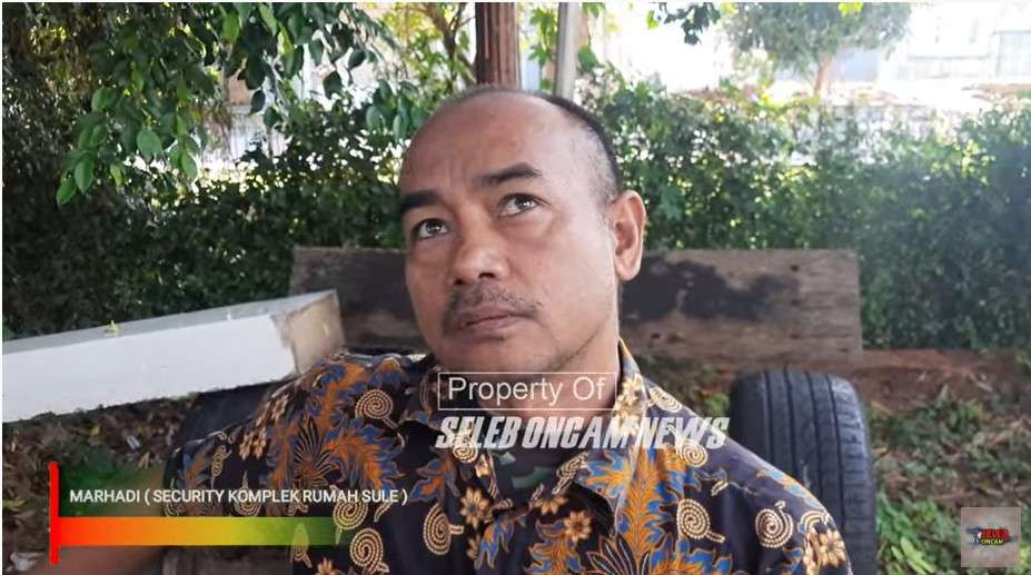 Marhadi security komplek rumah Sule