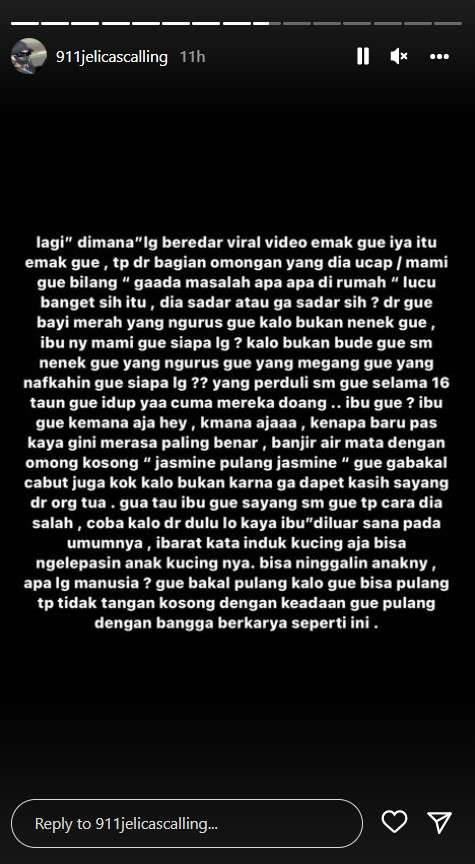 Tanggapan Jeje selebtok