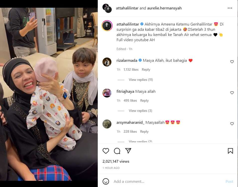 Geni Faruk ibunda Atta Halilintar