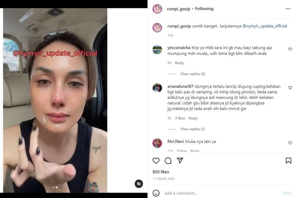 Sara Wijayanto makeup