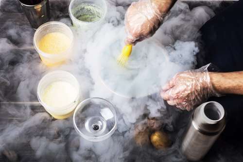Ice smoke