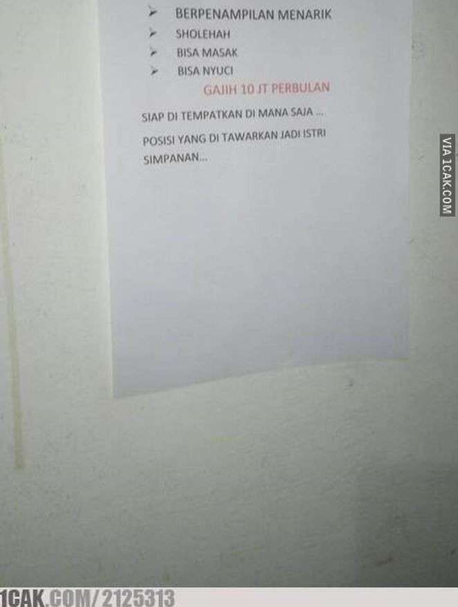 13 Lowongan Kerja Nyeleneh